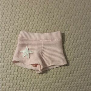 Pink Starfish Knit Shorts